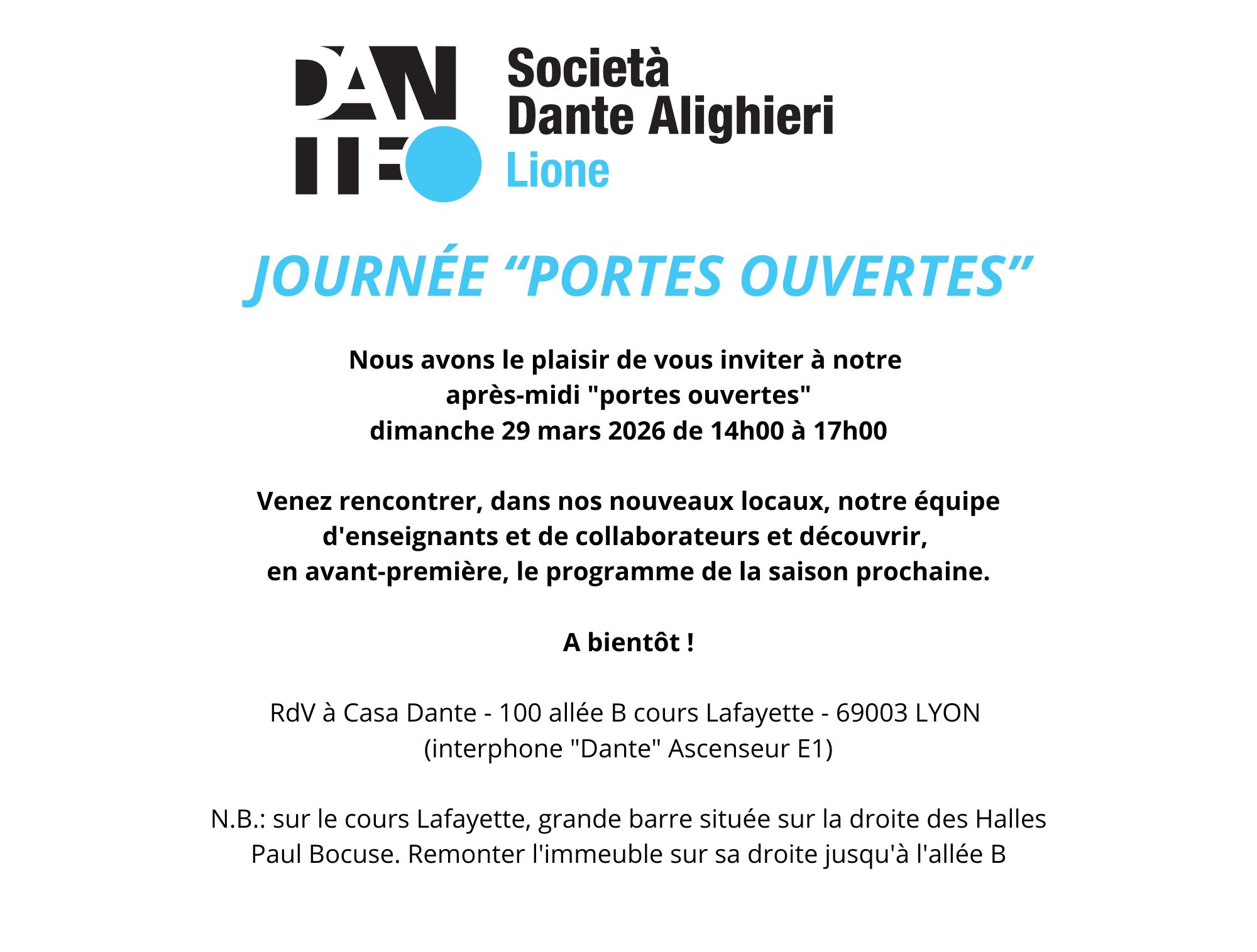 portes ouvertes 2026